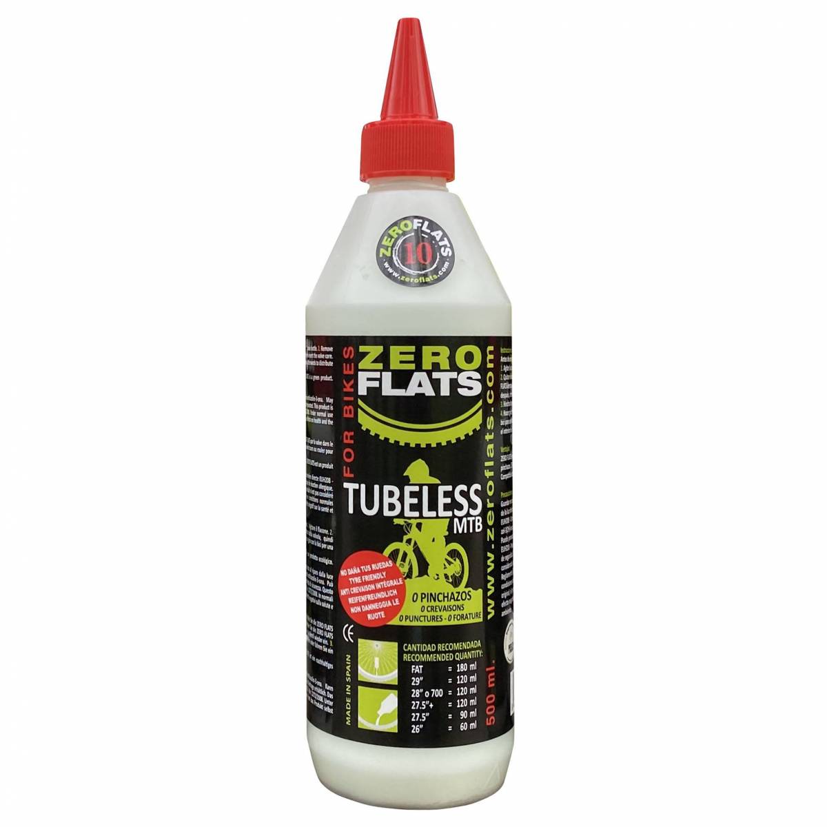 Cire Lubrifiante Chaîne Zeroflats Zerodust - 180 Ml - Anti-poussière, Longue Durée - Pour Moto, Vélo, Chaînes Mécaniques